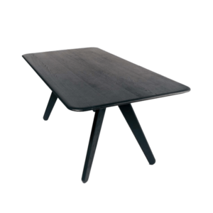 Black oak dinner table